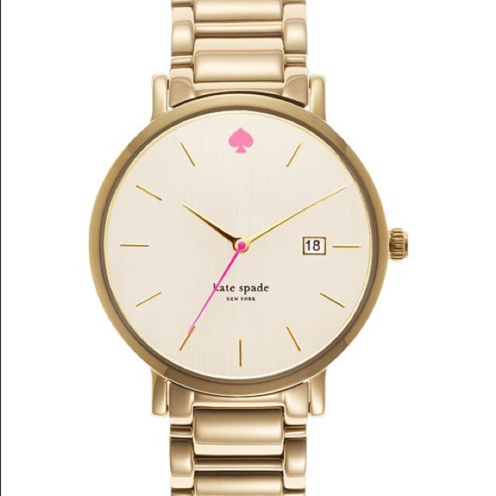 Kate Spade Gramercy Grand Gold Watch